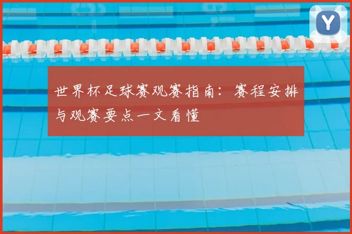 世界杯足球赛观赛指南:赛程安排与观赛要点一文看懂